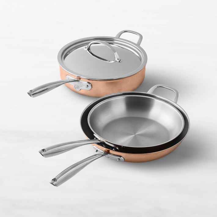 Williams Sonoma Thermoclad Copper Piece Cookware Set Williams