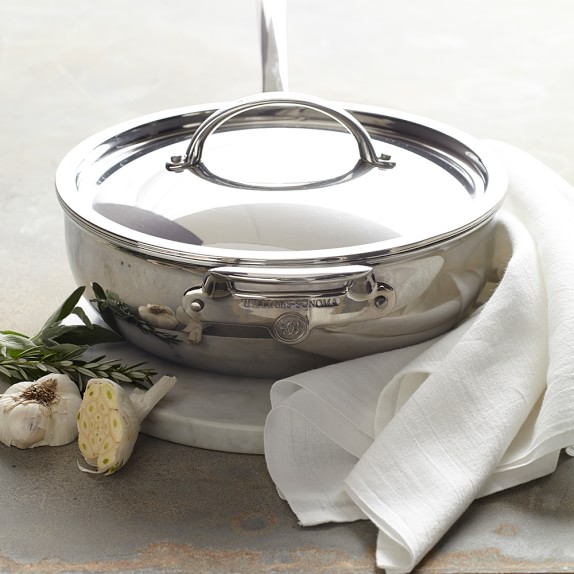 Williams Sonoma Signature Thermo Clad Stainless Steel Essential Pan