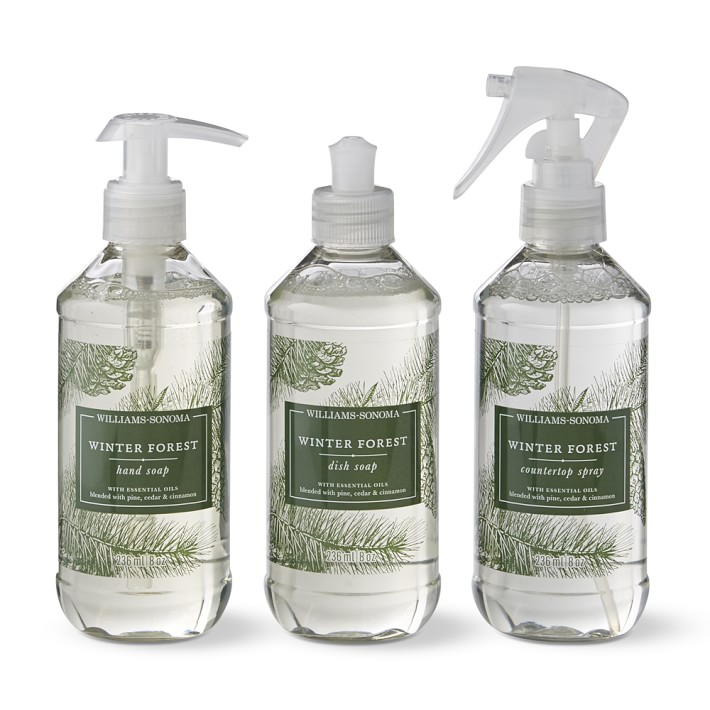 Williams Sonoma Winter Forest Collection Scented Soaps Lotions