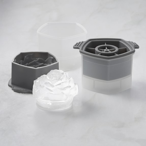 Williams Sonoma Rosebud Silicone Ice Molds Set Of 2 Williams Sonoma