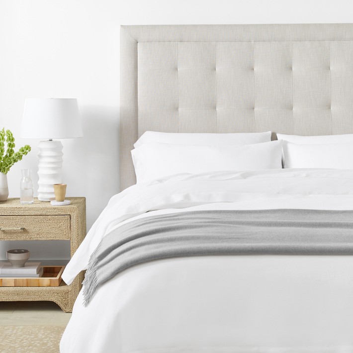 Irving Tufted Bed Headboard Luxury Beds Williams Sonoma