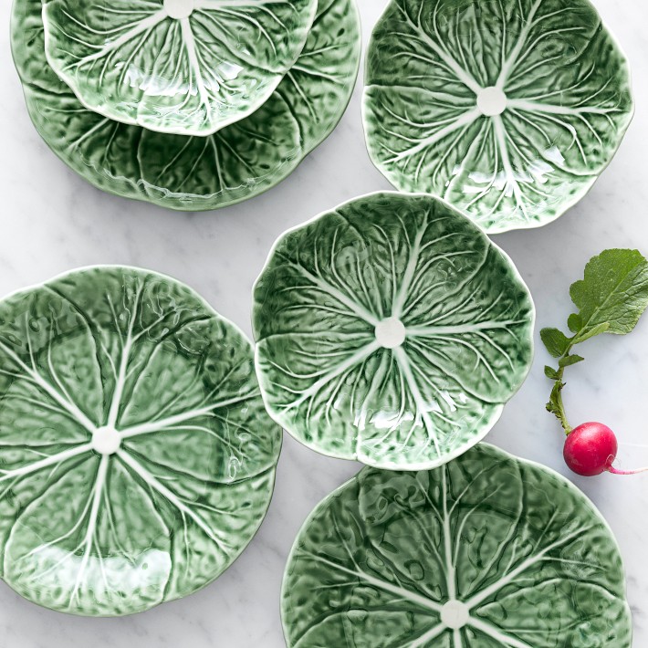 Bordallo Pinheiro Cabbage Piece Dinnerware Set Williams Sonoma