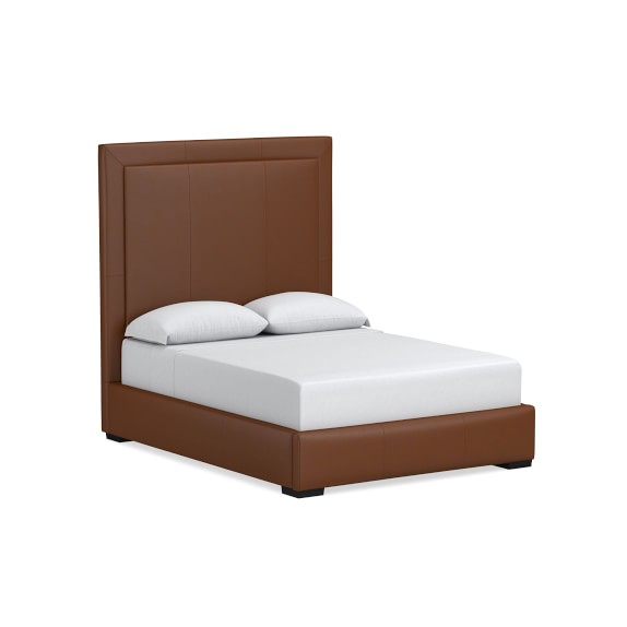 Irving Extra Tall Leather Bed Headboard Williams Sonoma