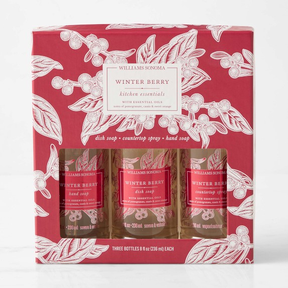 Williams Sonoma Winter Berry Kitchen Essentials Kit Gift Set