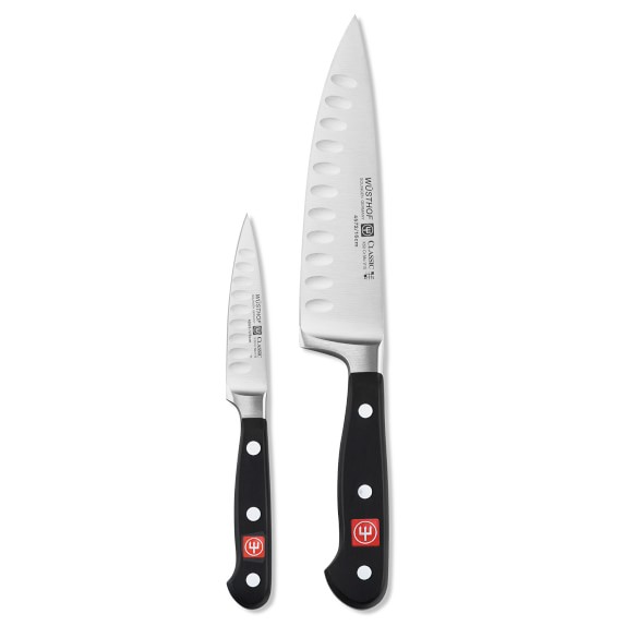 W Sthof Classic Piece Hollow Edge Chef S Knife Set Williams Sonoma