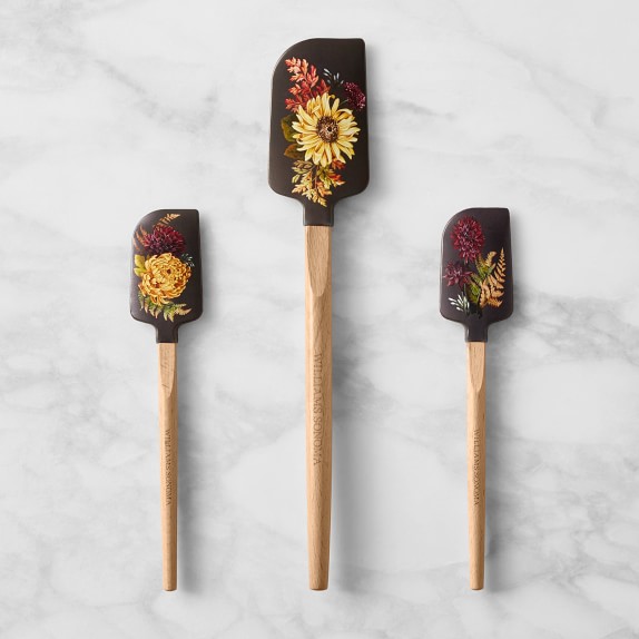 Harvest Bloom Spatula Set Of 3 Williams Sonoma