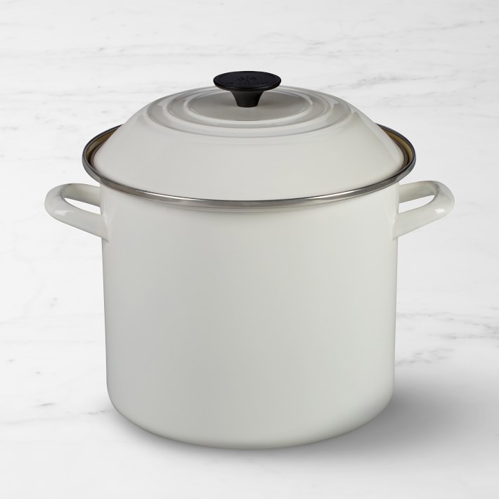 Le Creuset Enameled Steel Stock Pot Williams Sonoma