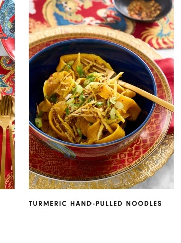 Turmeric Hand-Pulled Noodles