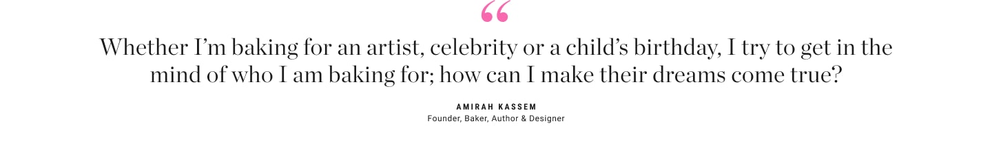 Amirah Kassem - Founder, Baker, Author & Designer