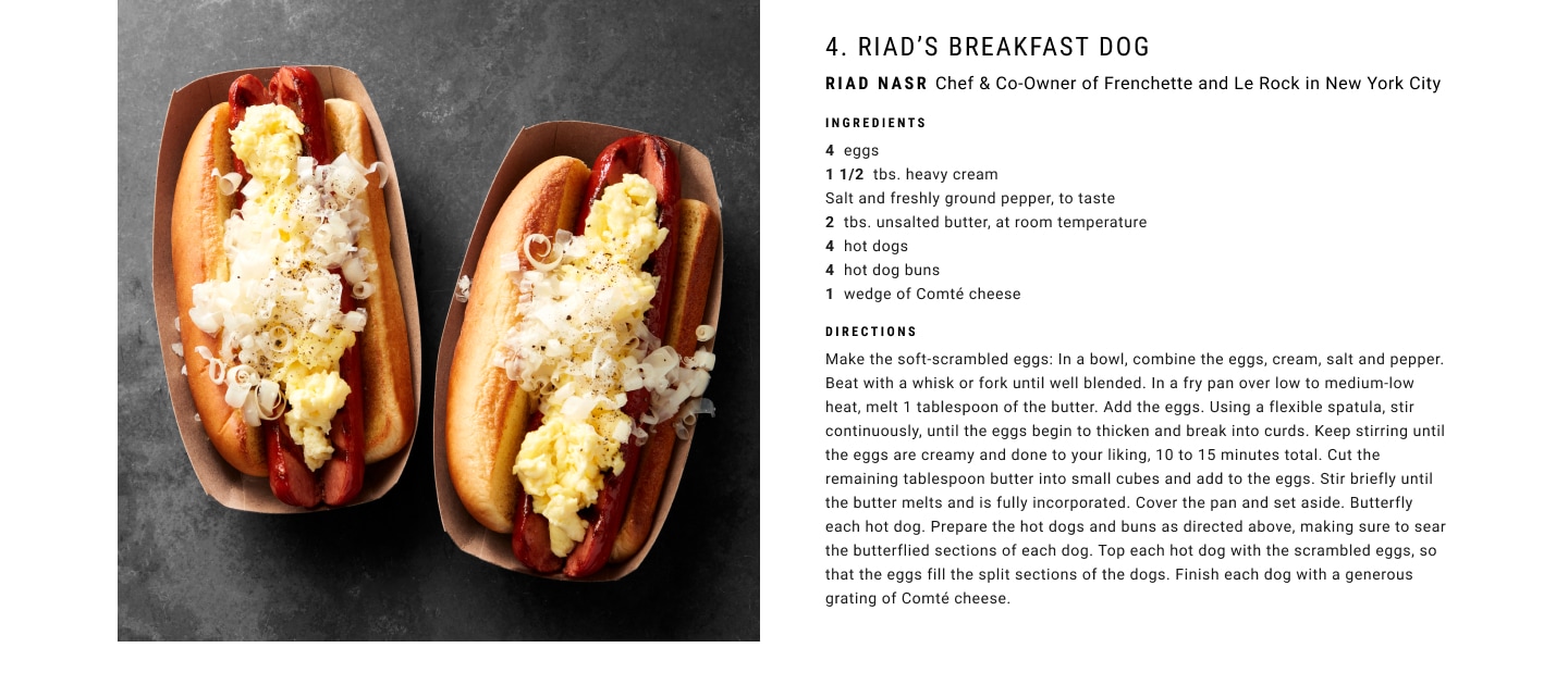 Riad's Breakfast Dog