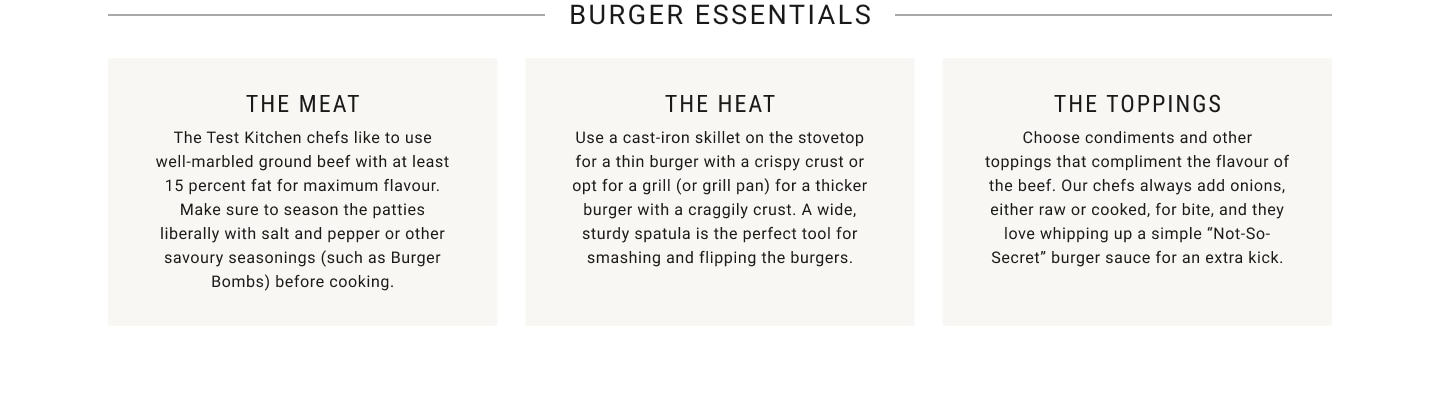 Burger Essentials