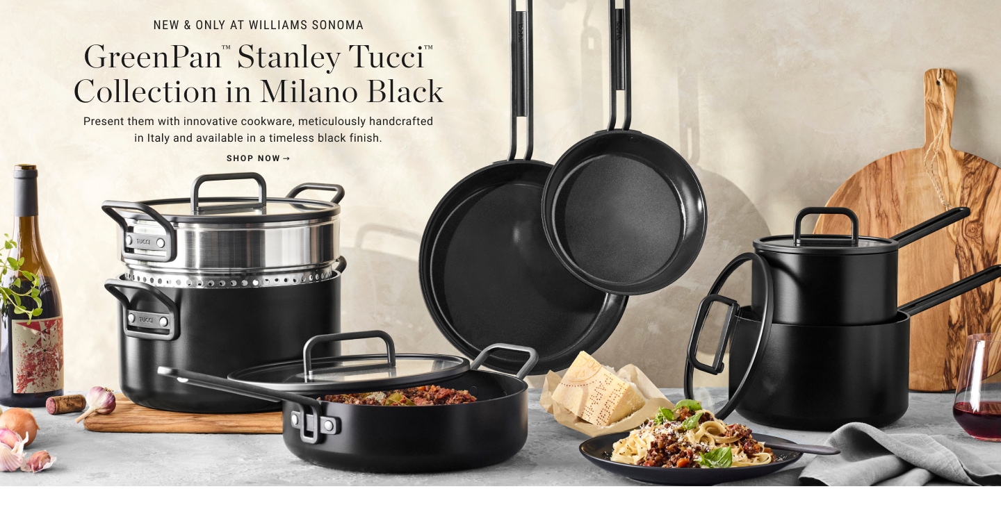 New Colour! GreenPan™ Stanley Tucci™ in Milano Black
