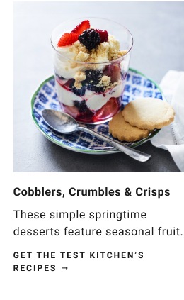 Cobblers, Crumbles & Crisps