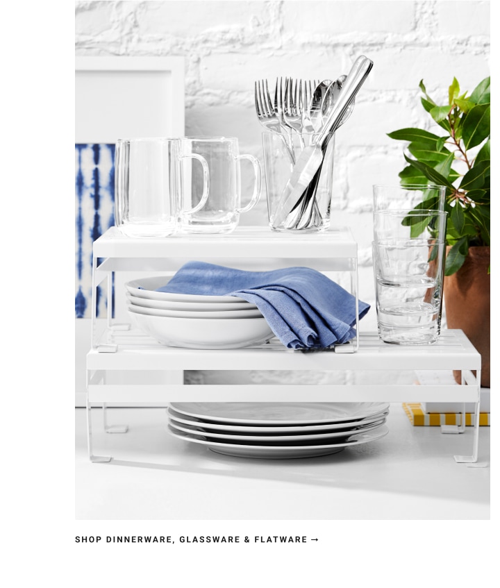 Shop Dinnerware, Glassware & Silverware