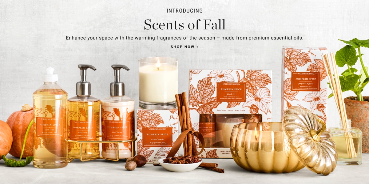 New for Fall – Pumpkin Spice Scented Collection