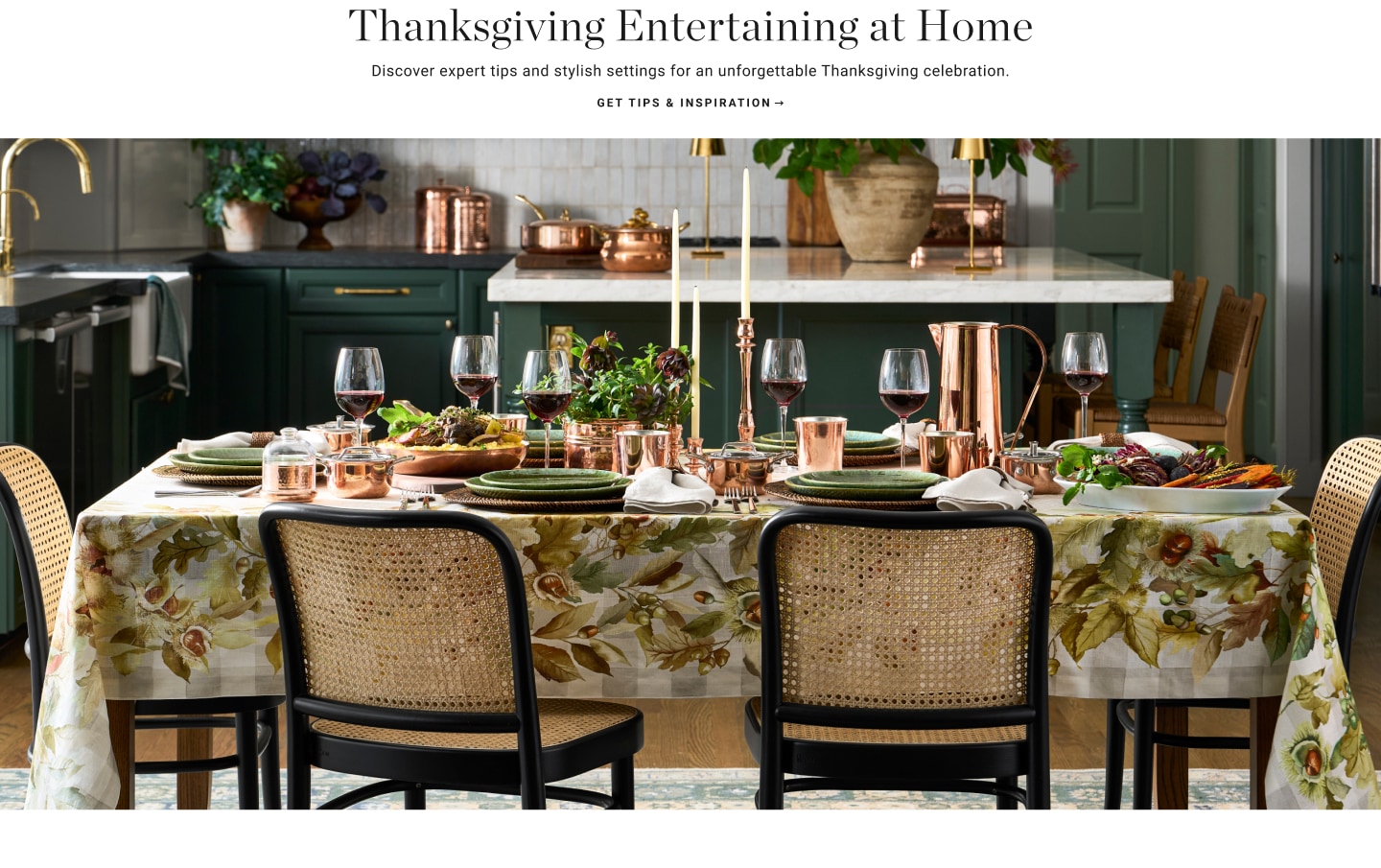 Thanksgiving Entertaining at Home