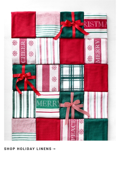 Shop Holiday Linens