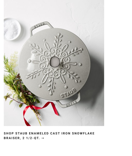 Shop Staub Cast Iron Snowflake Braiser