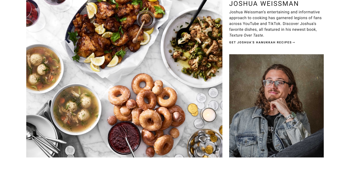 Get Joshua's Hanukkah Recipes