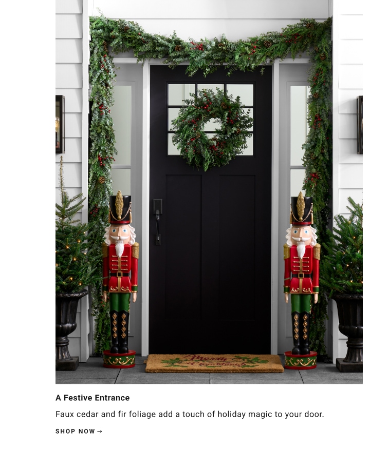 A Festive Entrance