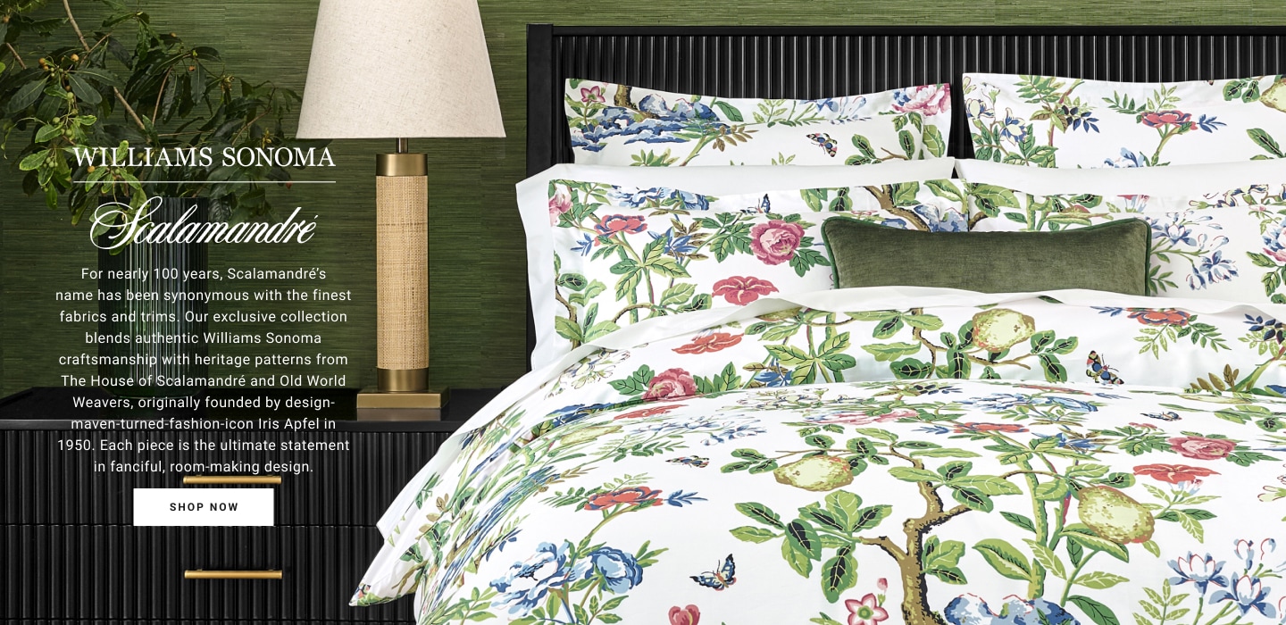 Williams Sonoma and Scalamandré
