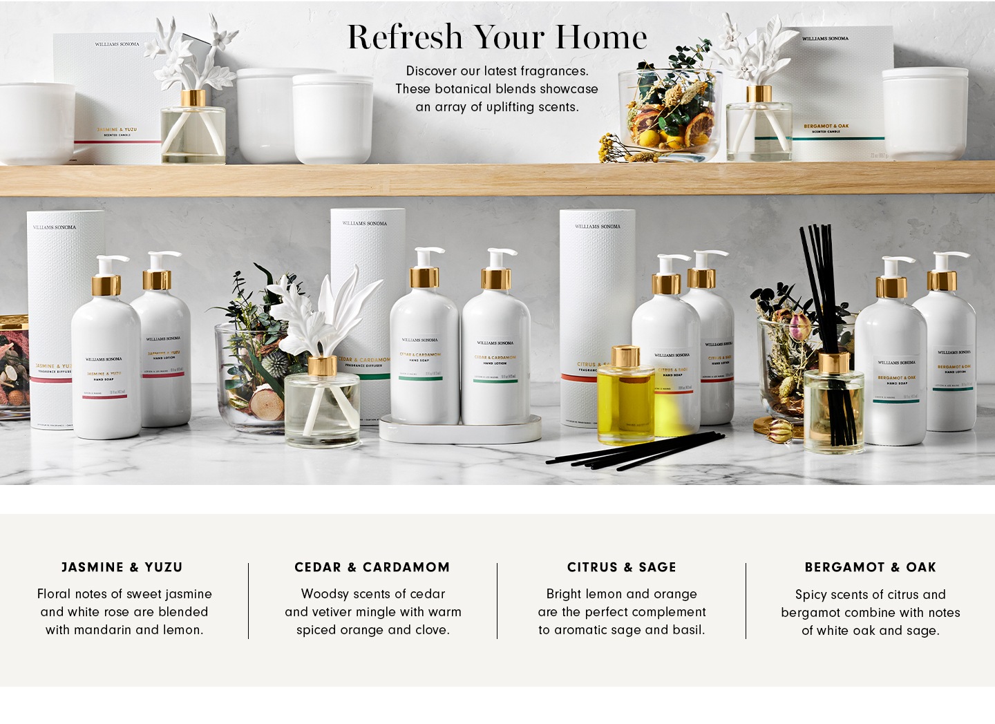 Home Fragrances – Williams Sonoma Exclusive