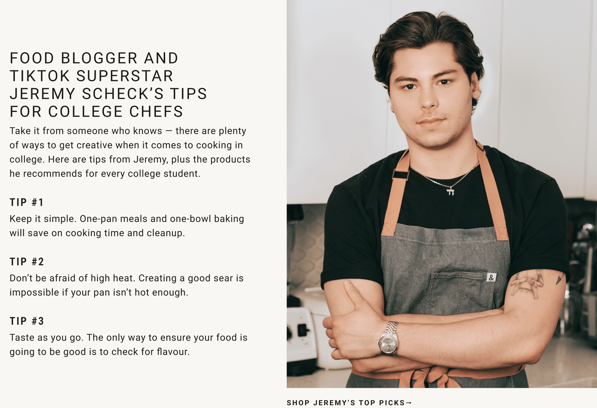 Shop Jeremy's Top Picks