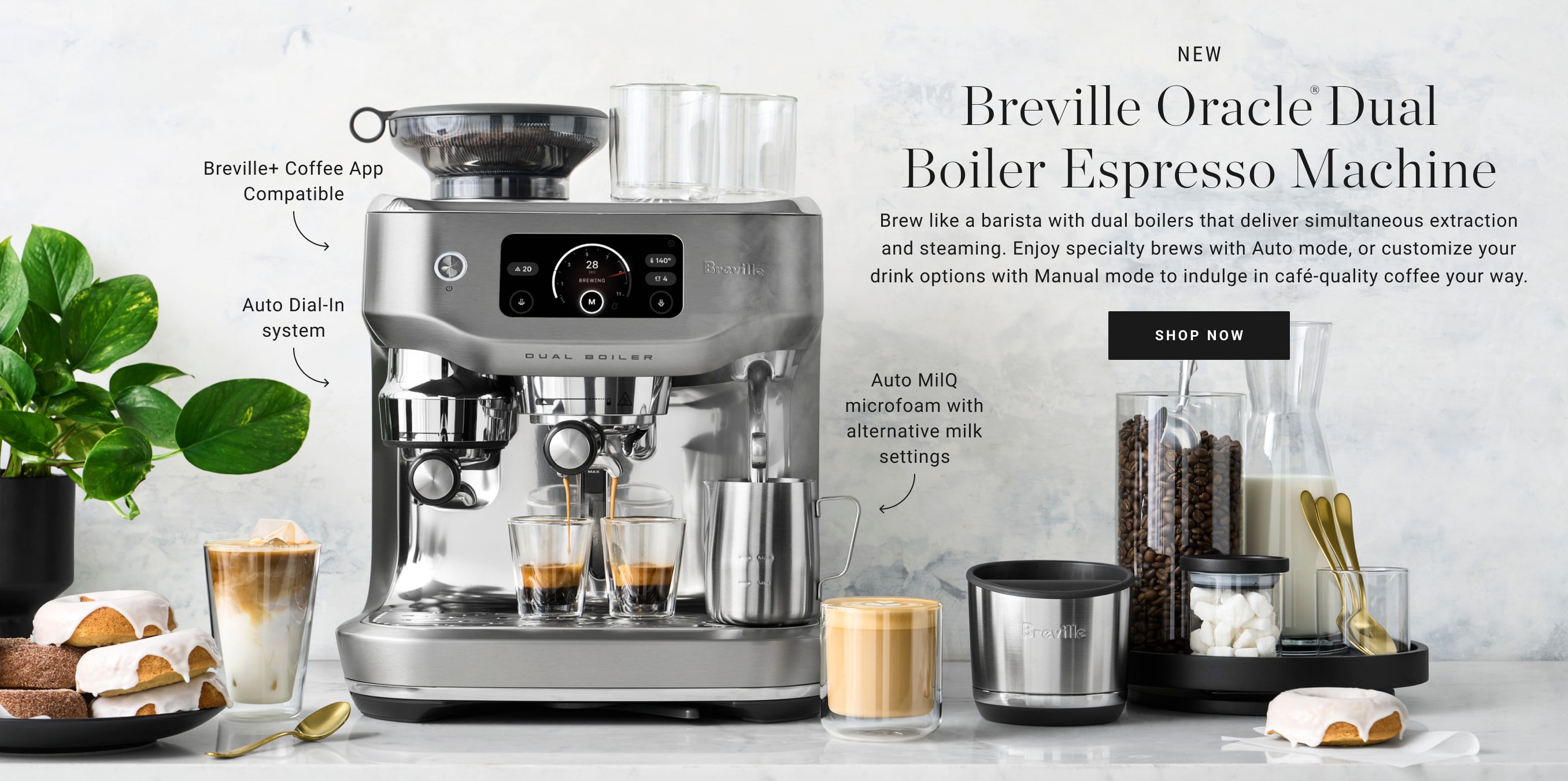Breville Oracle Dual Boiler Espresso Machine