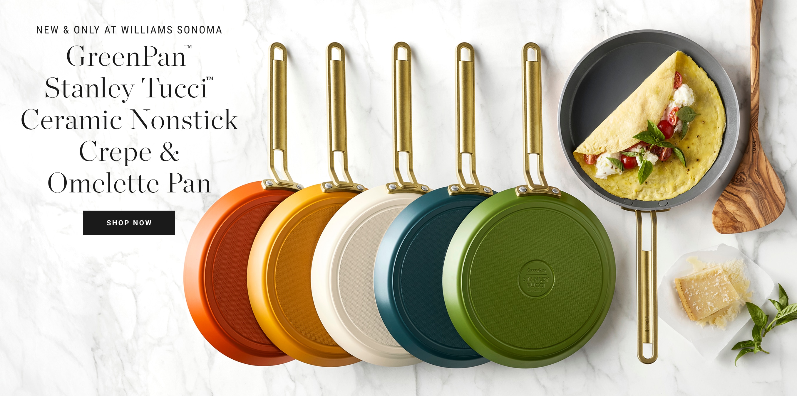 GreenPan™ Stanley Tucci Ceramic Nonstick Crepe & Omelette Pan