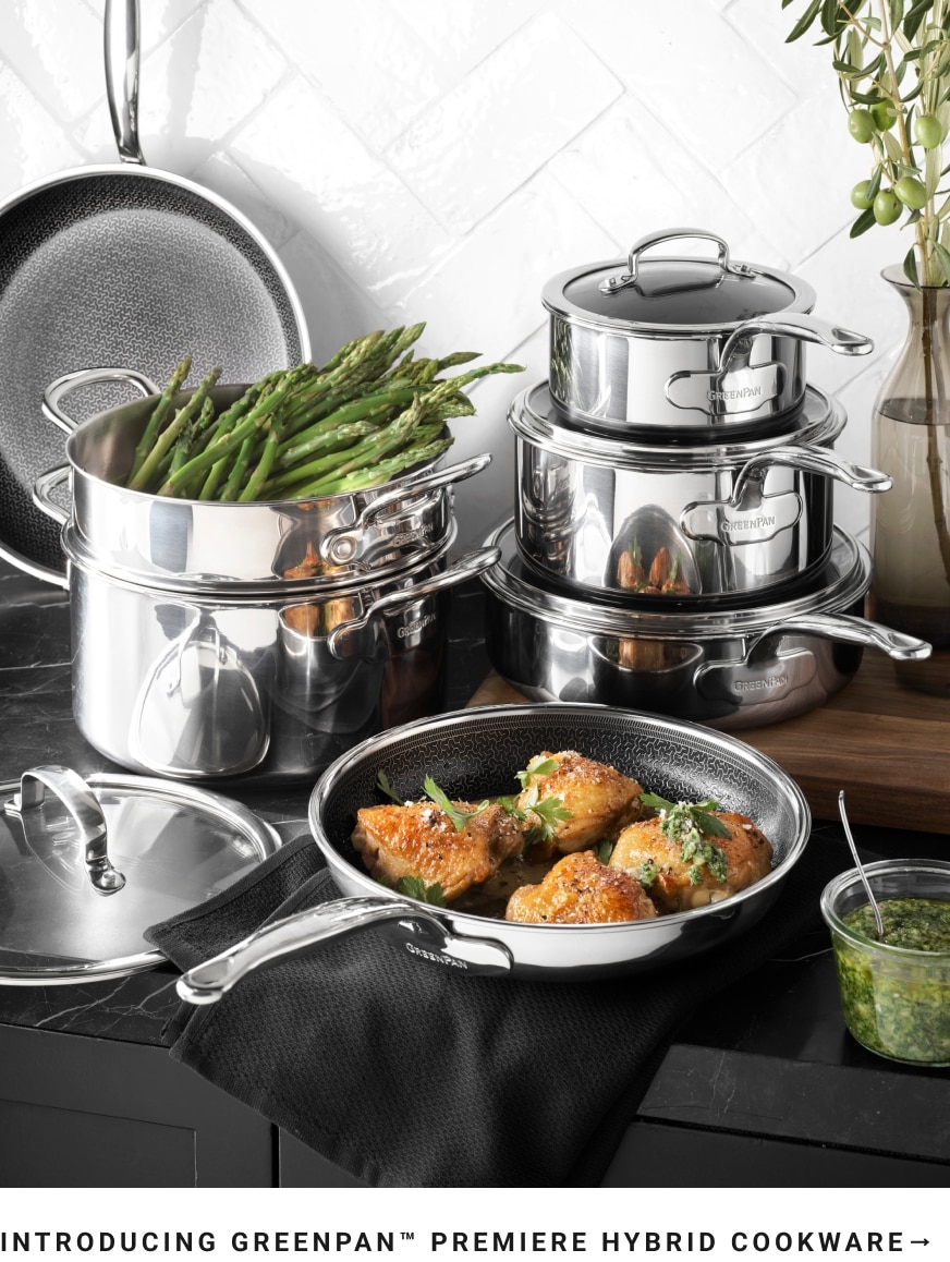Shop GreenPan™ Premiere Hybrid Cookware