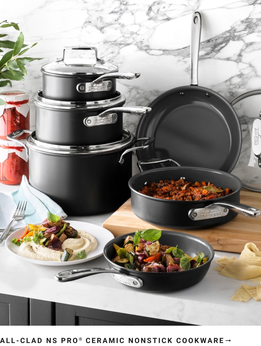 All-Clad NS Pro&reg; Ceramic Nonstick Cookware