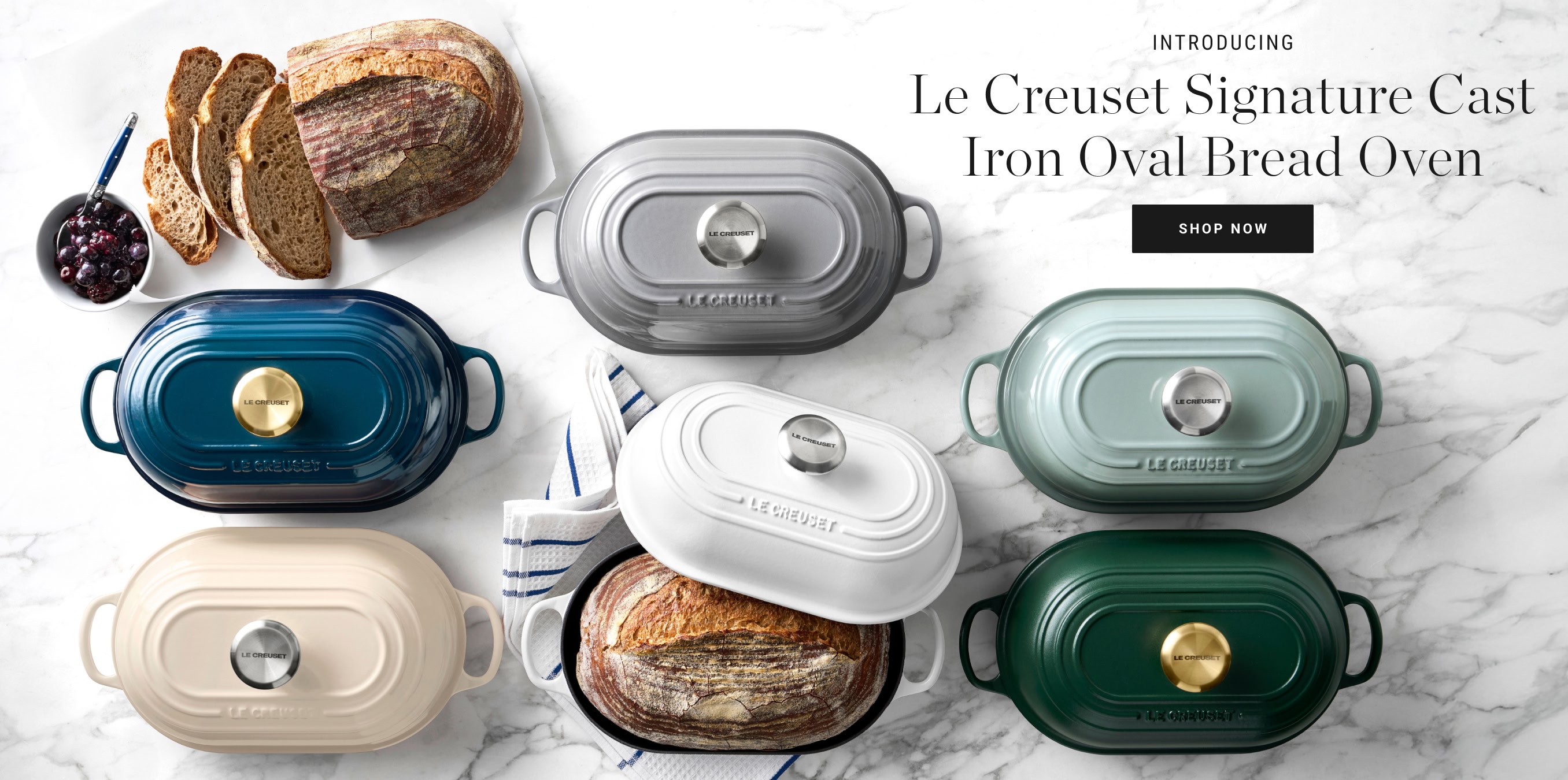 Shop Le Creuset Signature Cast Iron Oval Bread Oven