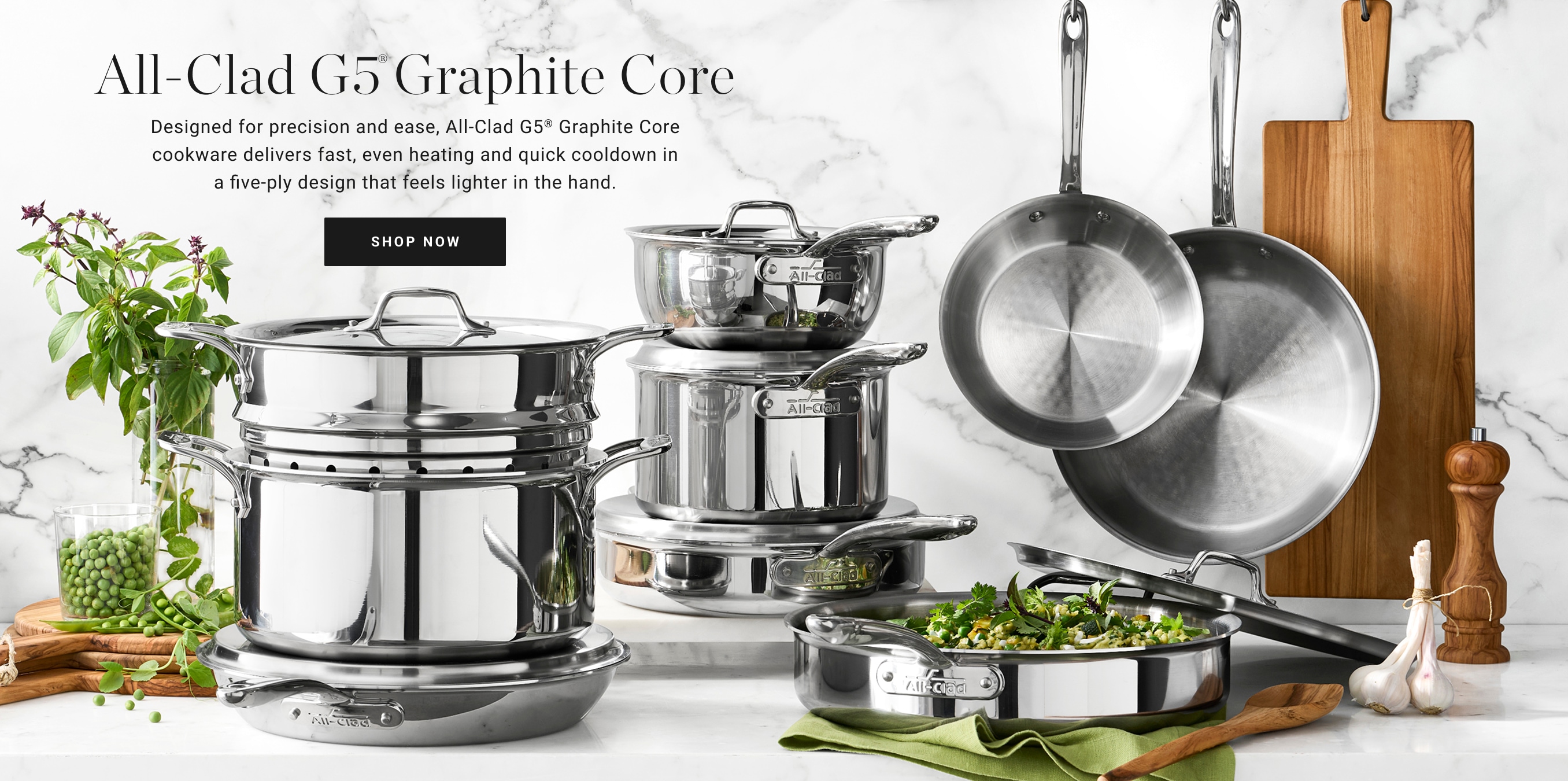 Shop All-Clad G5 Graphite Core Cookware Collection