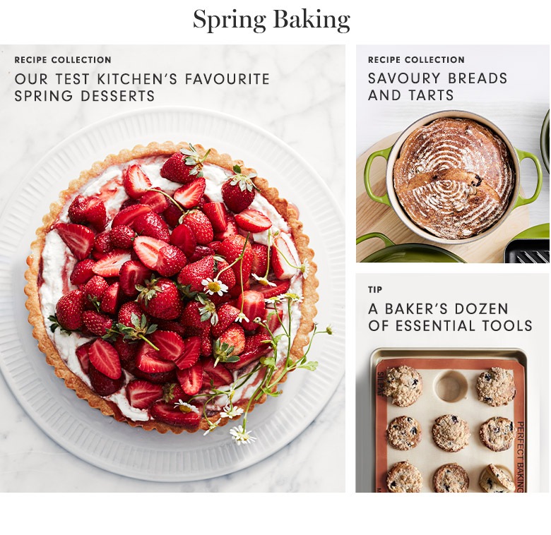 Recipes for Spring Baking - Desserts, Breads and More