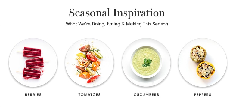Seasonal Inspiration with Fresh Ingredients