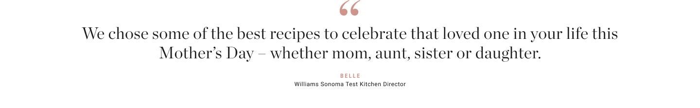 Belle English - Williams Sonoma Test Kitchen Director