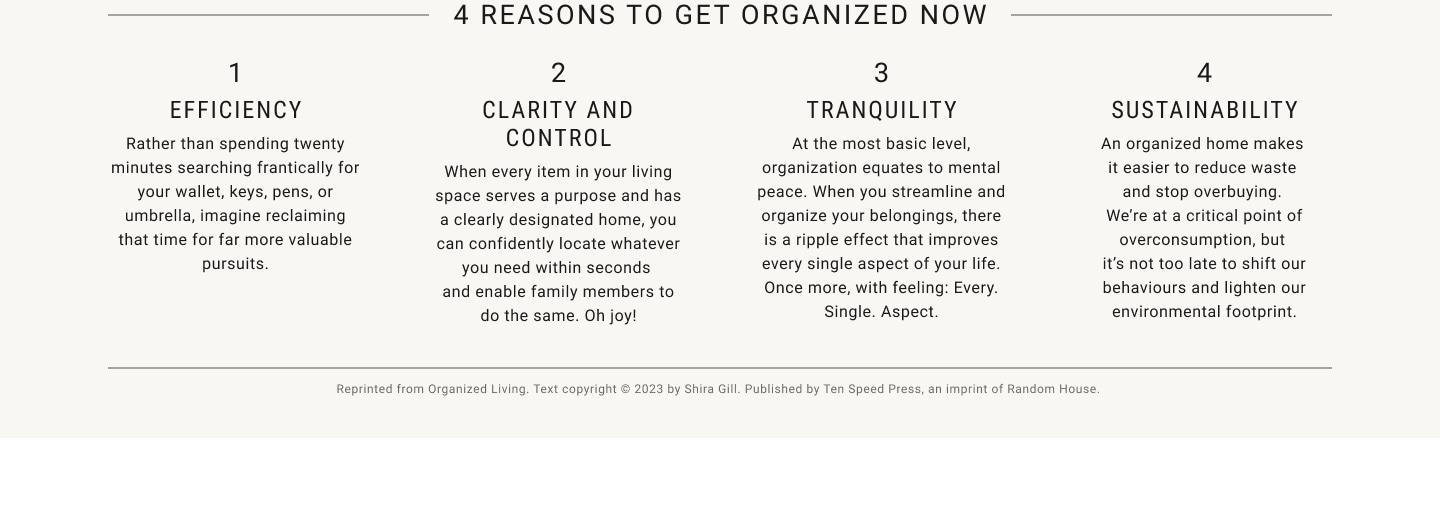 4 Reasons to Get Organized Now