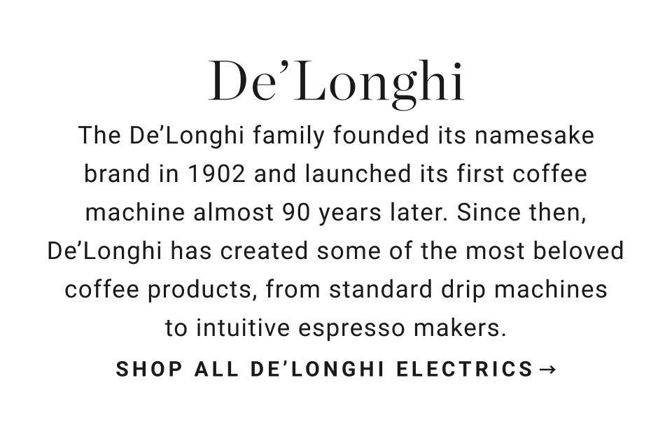 Delonghi Espresso Machines Appliances Williams Sonoma