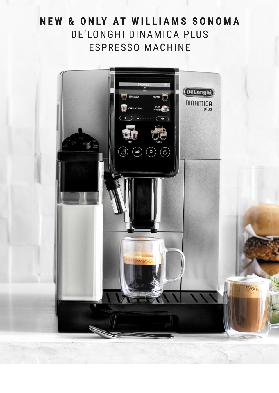 Delonghi Espresso Machines Appliances Williams Sonoma