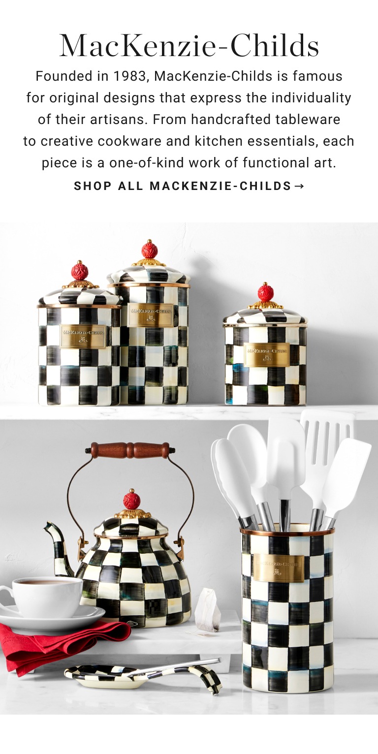 Mackenzie-Childs Courtly Check MacKenzie-Childs | Williams Sonoma