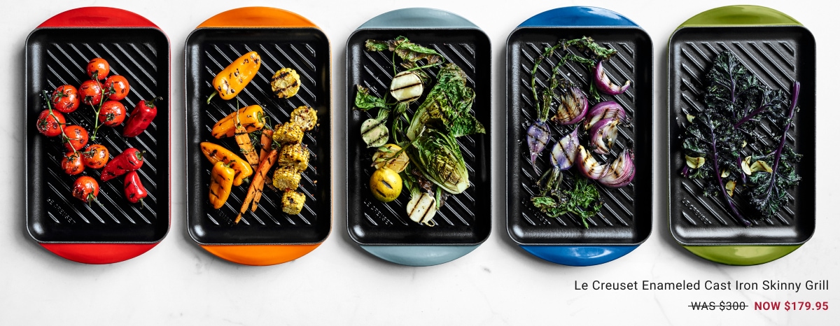 Summer of Colour – Featuring Le Creuset Skinny Grill Now $179.95