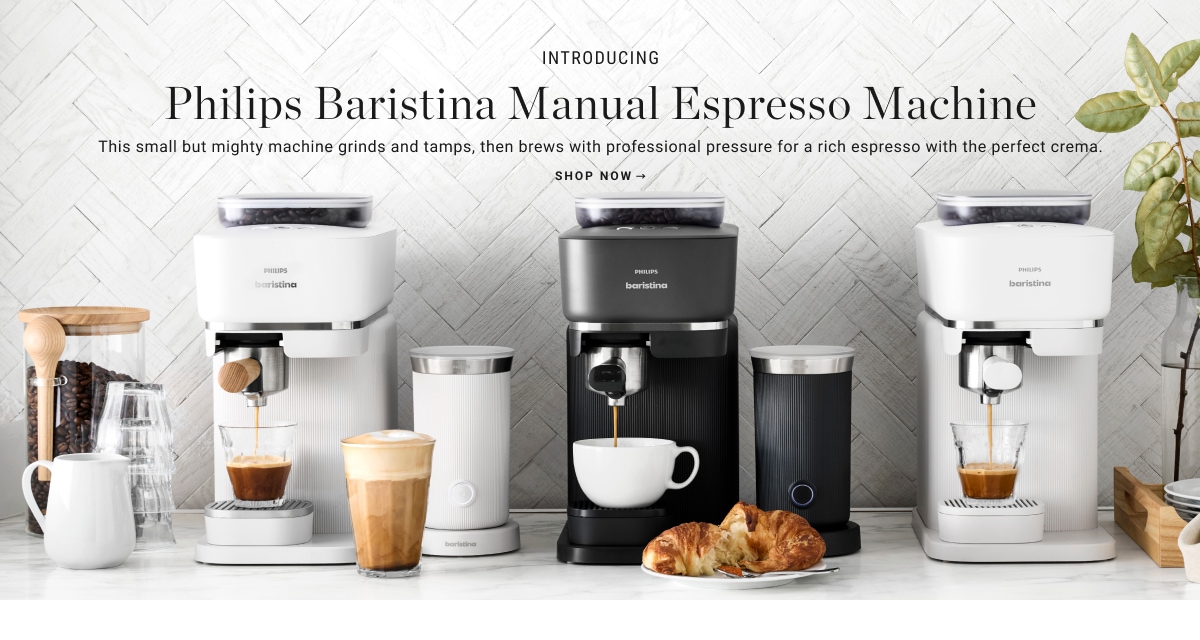 New! Philips Baristina Manual Espresso Machines