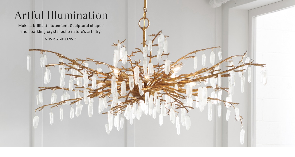 Shop All Lighting – Feat. Forest Dawn Chandelier