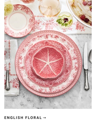 Shop English Floral Dinnerware