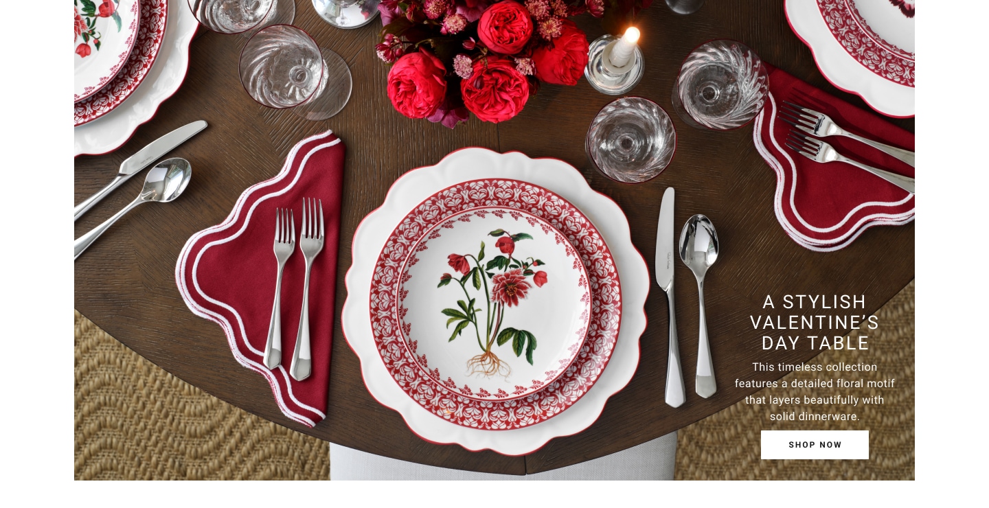 A Stylish Valentine's Day Table. Shop Now