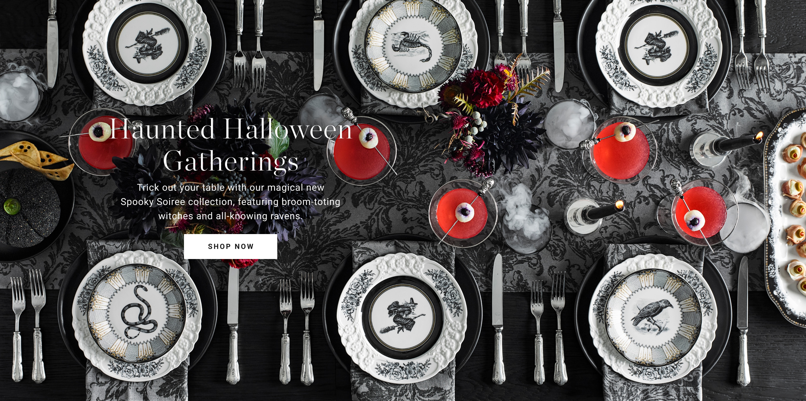 Shop Halloween Dinnerware + Tabletop Decor