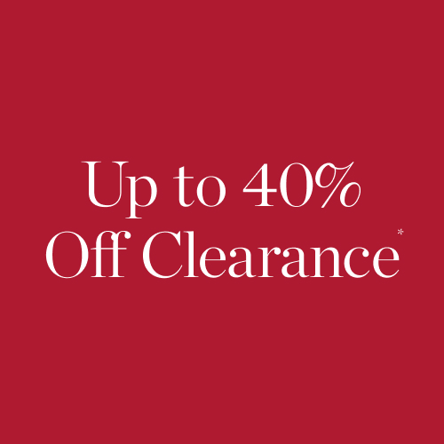 Up to 40% Off Clearance
