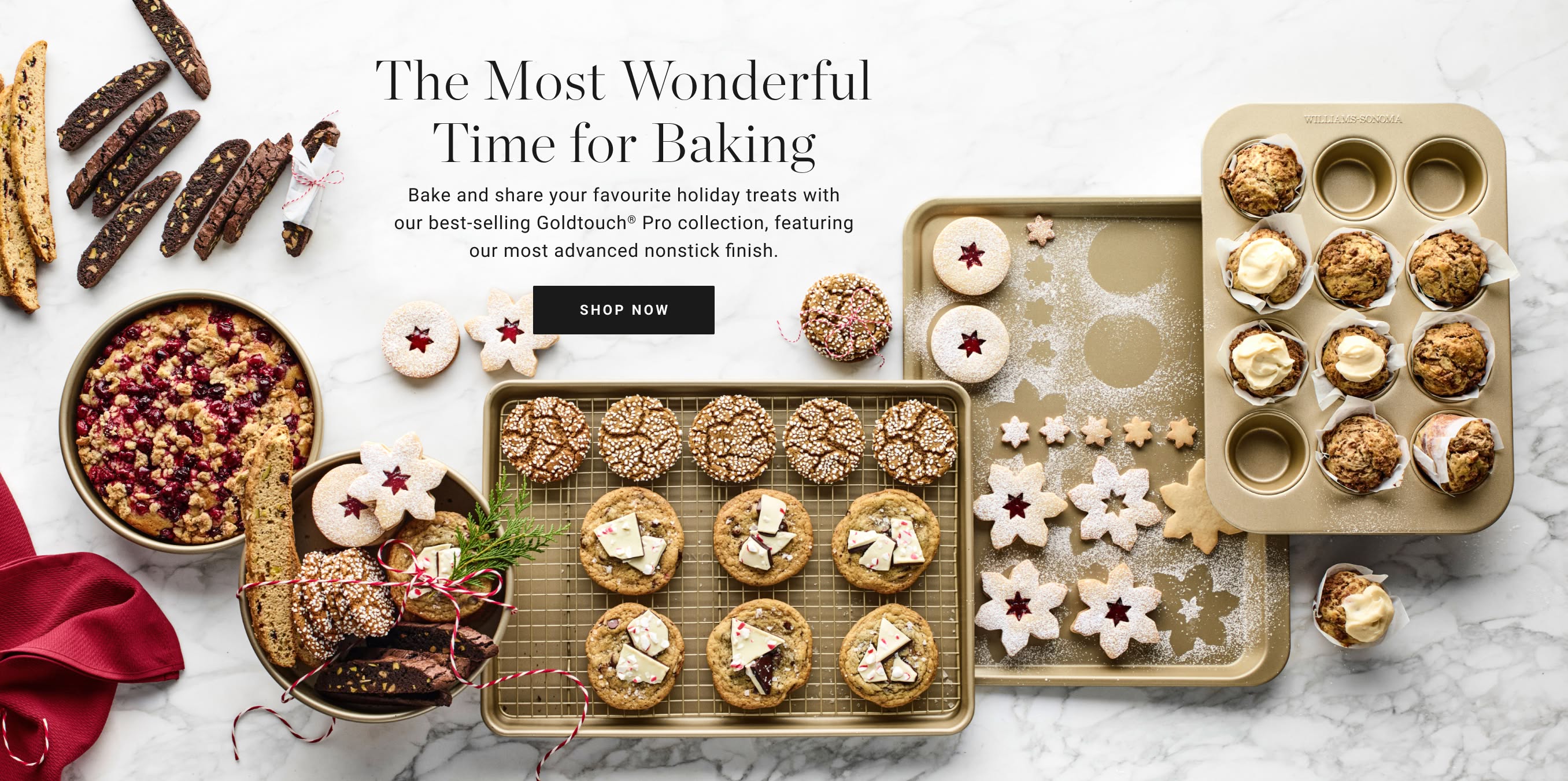 The Most Wonderful Time for Baking with Goldtouch Pro Nonstick Bakeware