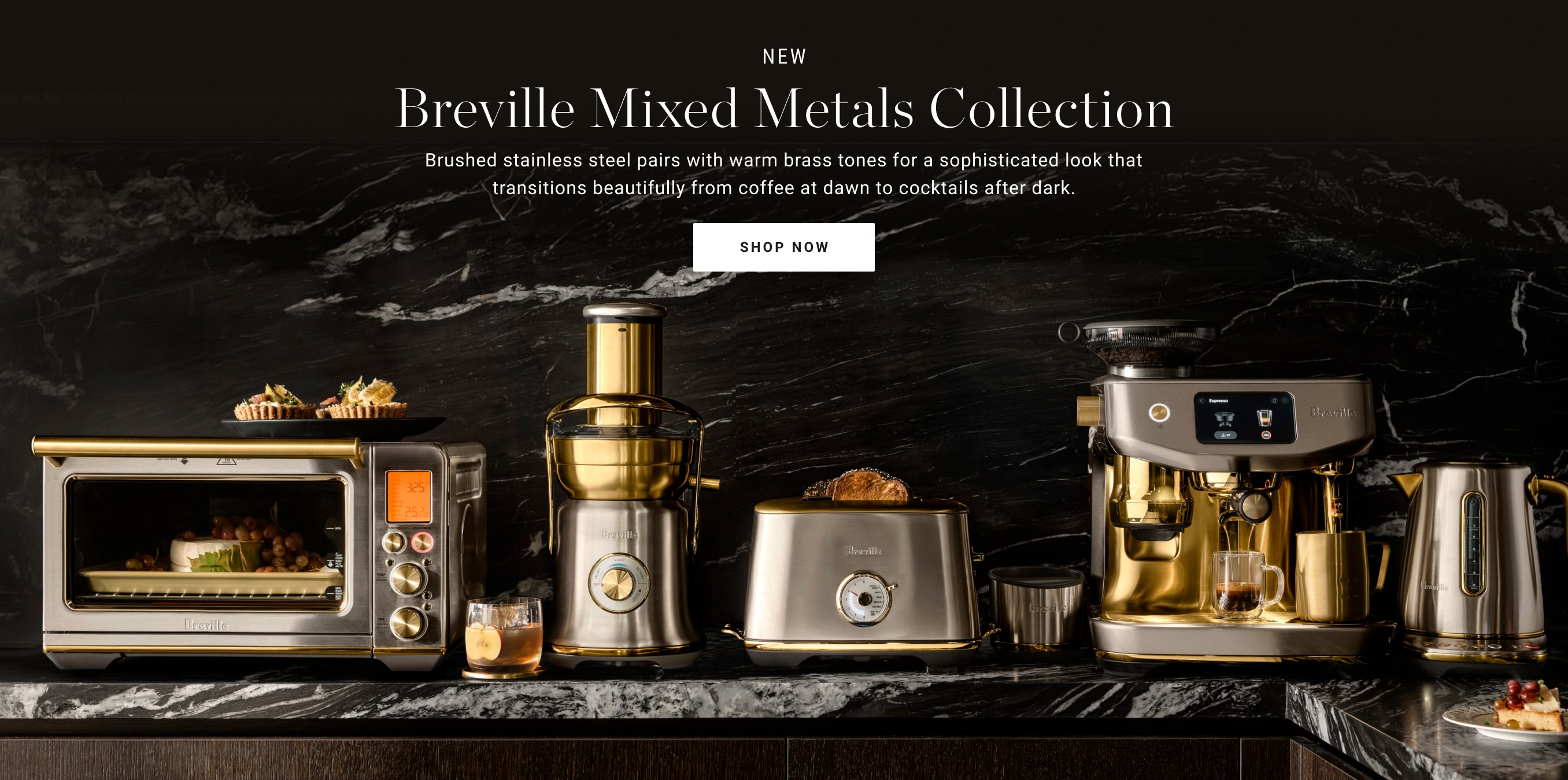 Breville Appliances featuring the Breville Brass Collection