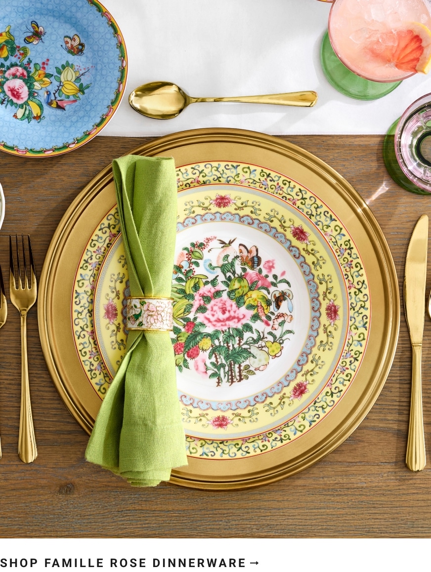 Shop Famille Rose Dinnerware